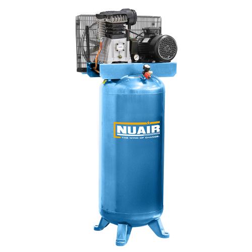 NuAir, B3800B-PRO/150V FT3 Piston Compressor, Tank Capacity - 150 Litre, Max. Air Pressure - 10 Bar, S-36HY541FPS158