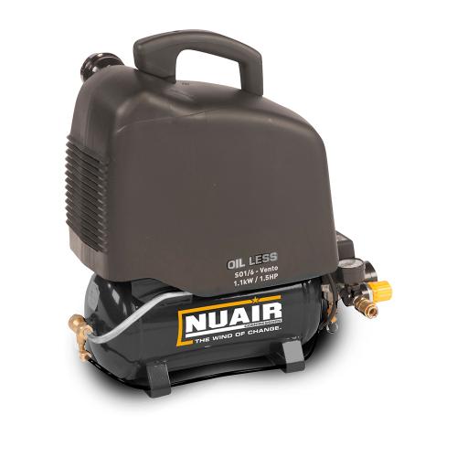 FPS S-A2BB104NUA Vento OM200/6 Silent Piston Compressor, Tank Capacity - 6 Litre, Max. Air Pressure - 8 Bar