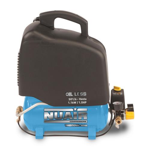 FPS S-A6BB304FPS534 Vento SO1/6 HP Piston Compressor, Tank Capacity - 6 Litre, Max. Air Pressure - 8 Bar