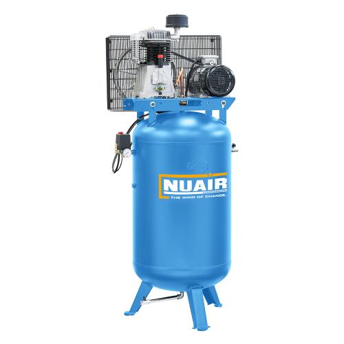 NuAir, NB5/5.5FT/270V Piston Compressor, Tank Capacity - 270 Litre, Max. Air Pressure - 11 Bar, S-N5NY701FPS070