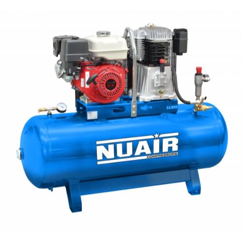 NuAir, NB7/9S/200F Honda Petrol Piston Compressor, Tank Capacity - 200 Litre, Max. Air Pressure - 10 Bar, Electric Start, S-N7LN9P1FPS058