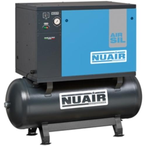 NuAir, AIRSIL2 NB7/7.5FT/270 Piston Compressor, Tank Capacity - 270 Litre, Max. Air Pressure - 11 Bar, S-N7NT801FPS084