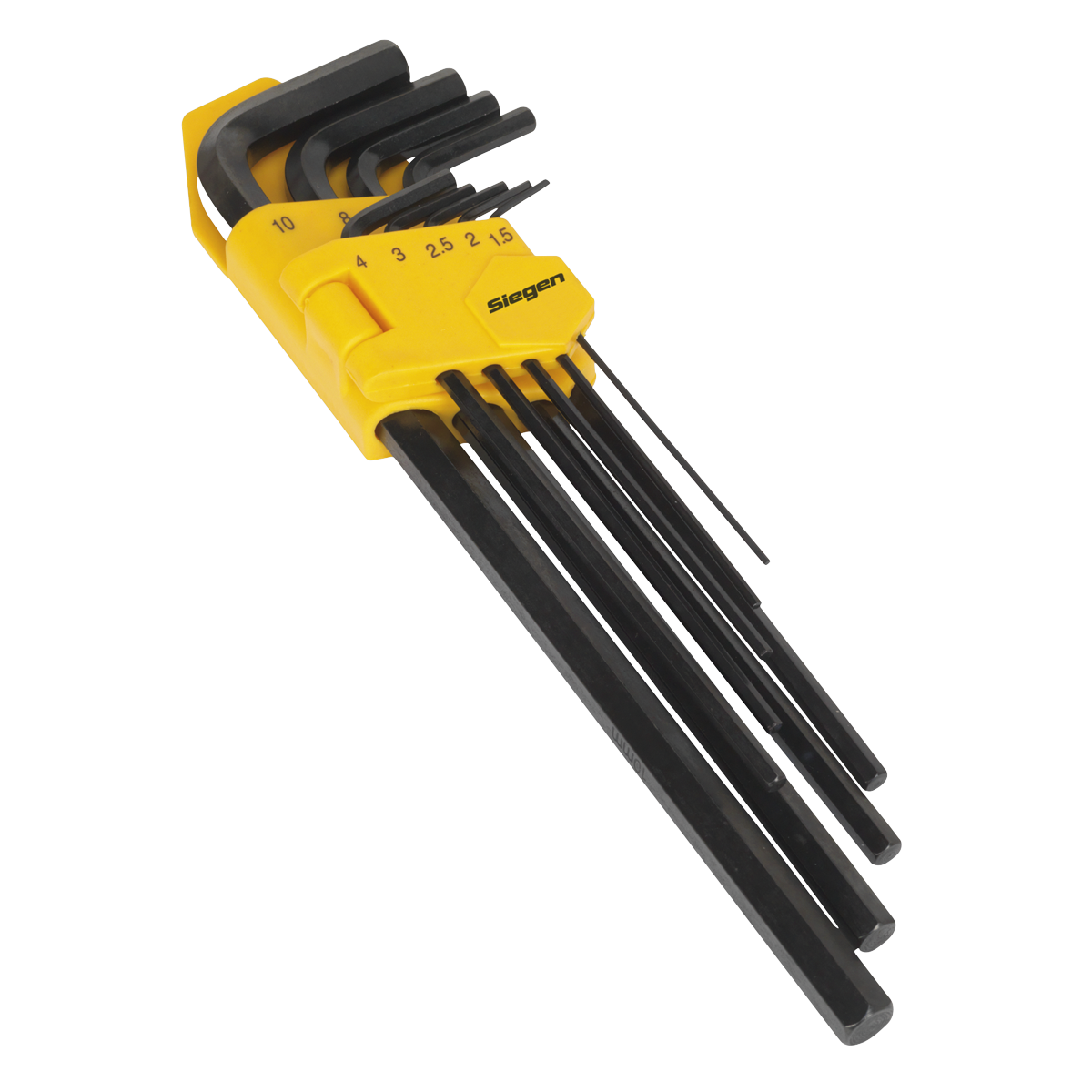 Sealey S01092 Hex Key Set 9pc Extra-Long Metric
