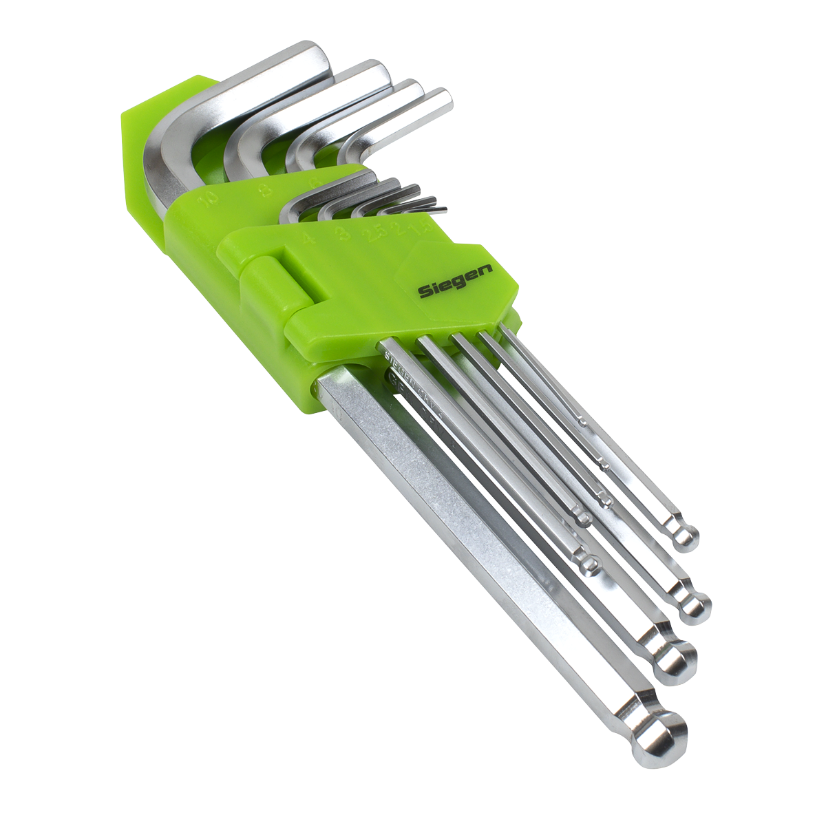 Sealey S01260 Hex Key Set Ball-End Long 9pc - Metric