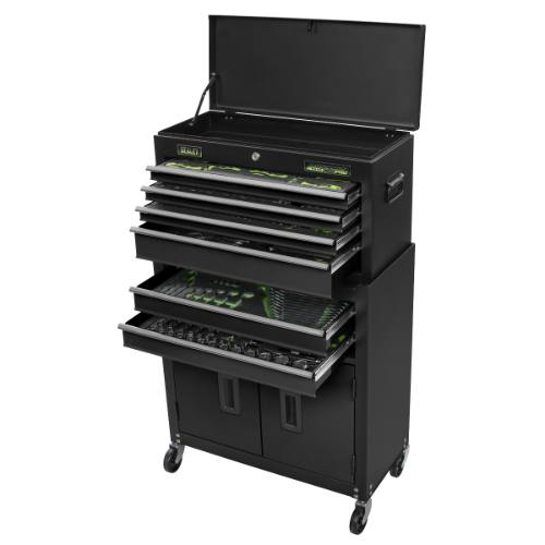 Sealey S01267 Top Chest & Rollcab Combination 6 Drawer with Tool Kit 247pc