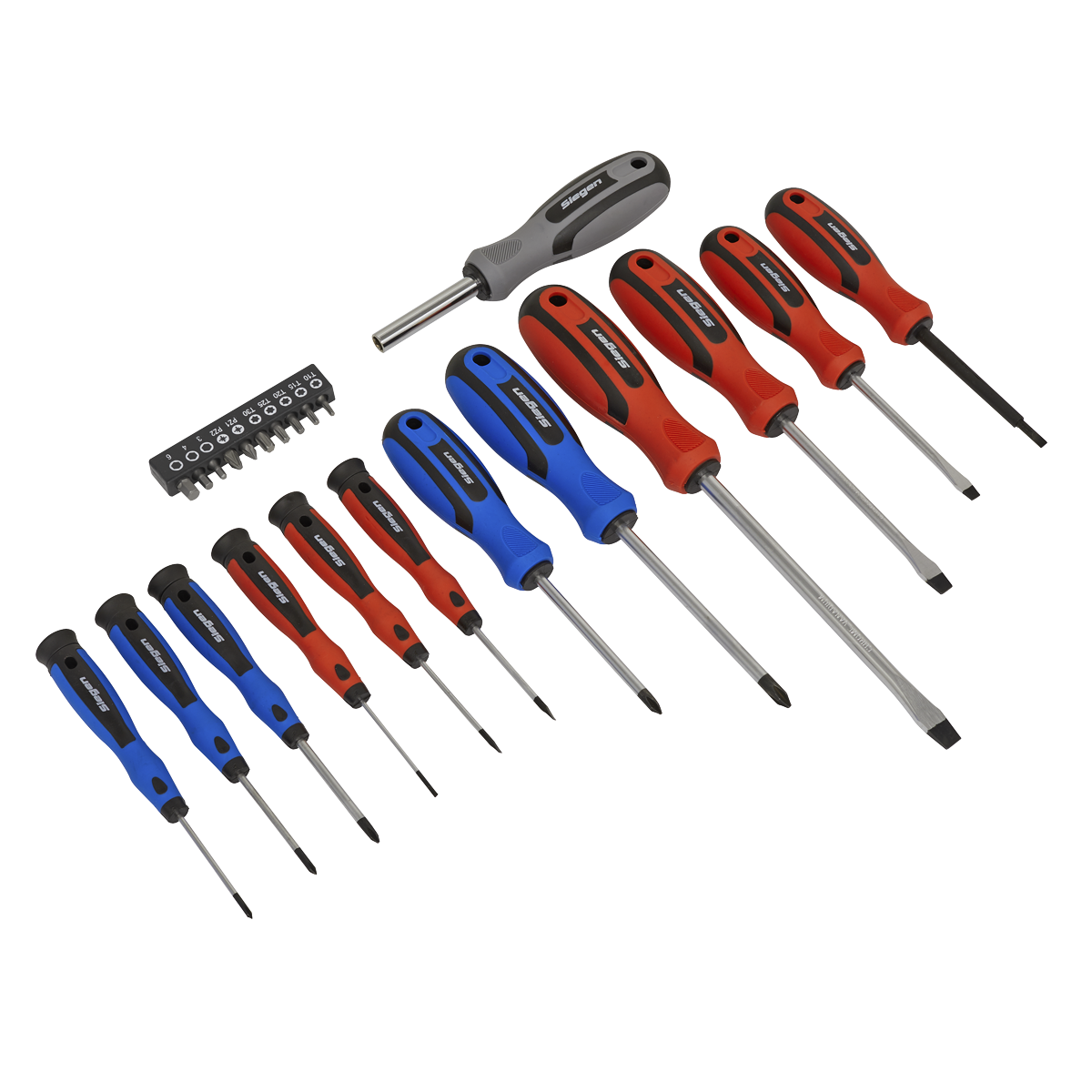 Sealey S0598 Soft Grip Screwdriver & Bit Set 23pc
