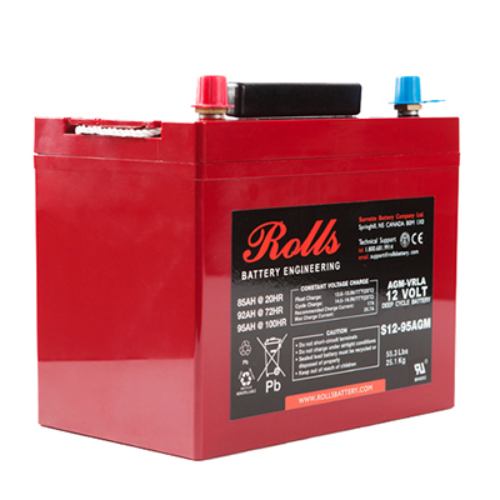 Rolls S12-95AGM Deep Cycle Series 12 Volt Battery