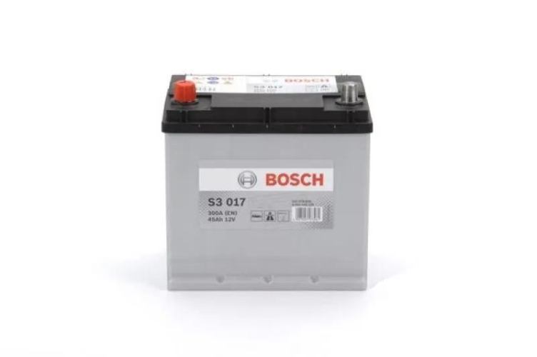 S3 017 Bosch Car Battery 12V 45Ah Type 049 - 545079030, 3 Years Warranty