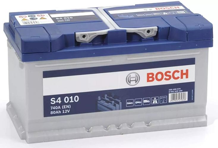 S4 010 Bosch Car Battery 12V 80Ah Type 110 - 580406074, 4 Years Warranty