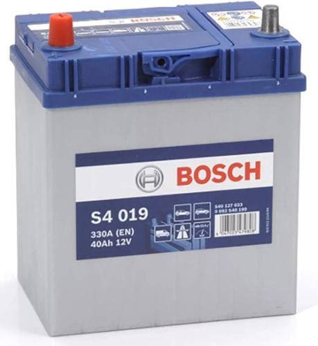 S4 019 Bosch Car Battery 12V 40Ah Type 055 - 540127033