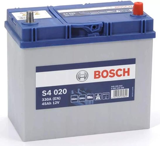 Bosch - S4020 - S4 Car Battery 545155033 12V 45Ah