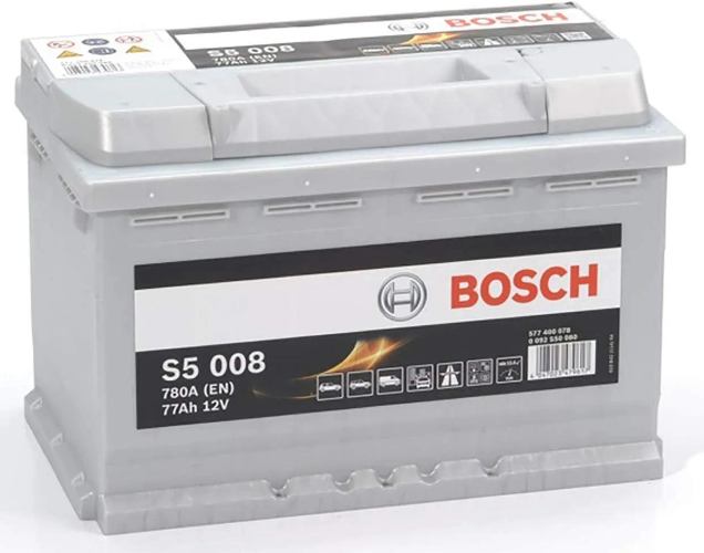 Bosch - S5008 - S5 Car Battery 577400078 12V 77Ah
