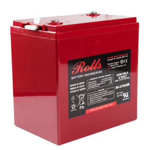 Rolls - S6-275AGM - Series 5 Agm Battery 6V 275Ah