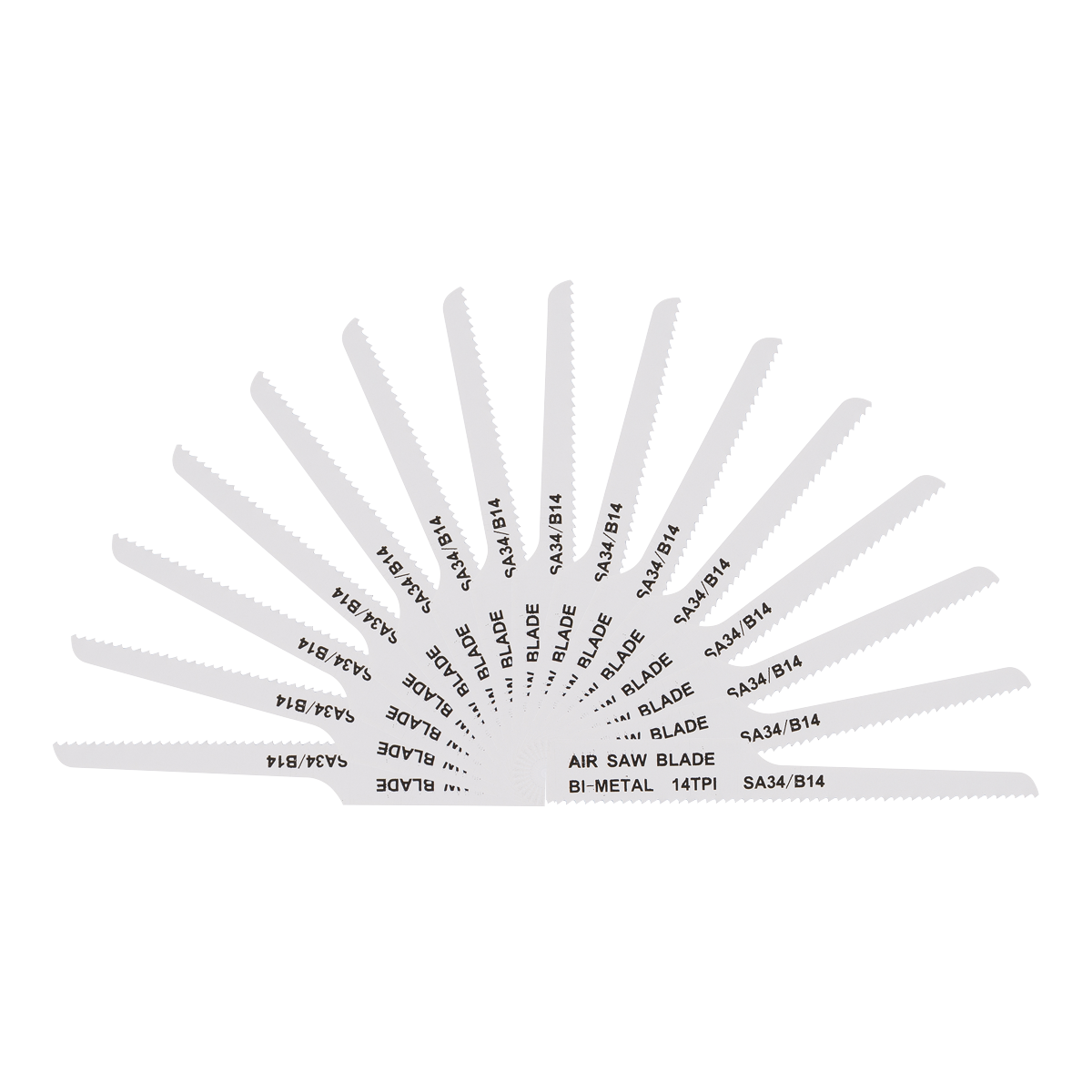 Sealey SA34/B1415 Air Saw Blade 14tpi - Pack of 15