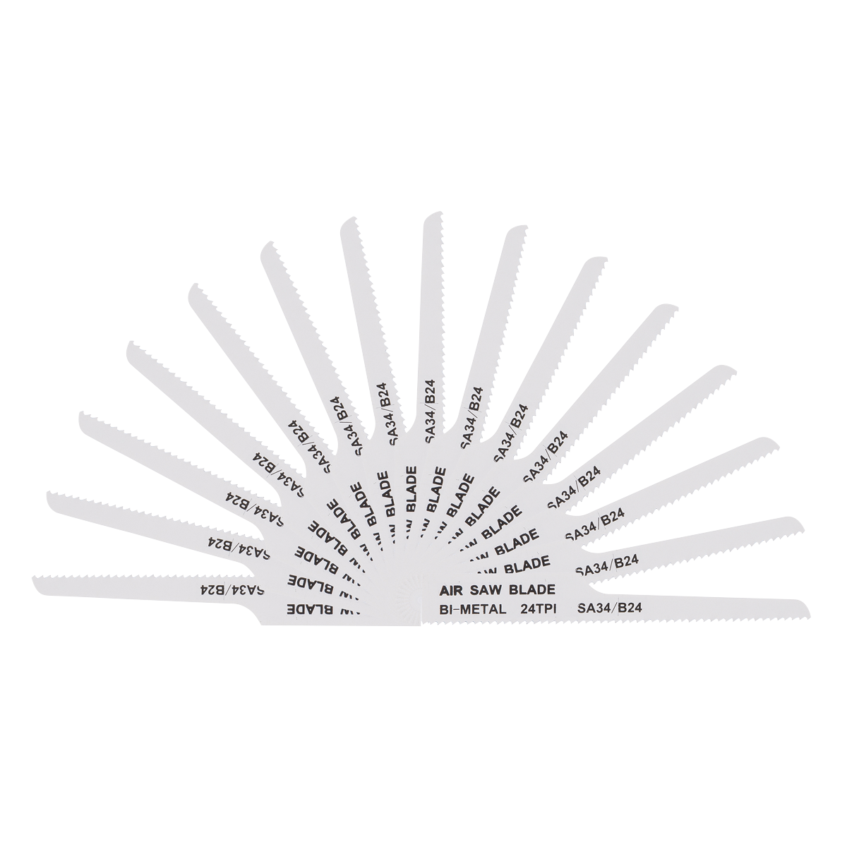 Sealey SA34/B2415 Air Saw Blade 24tpi - Pack of 15