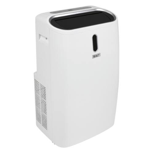 Sealey SAC16000 Portable Air Conditioner/Dehumidifier/Air Cooler/Heater with Window Sealing Kit 16,000Btu/hr