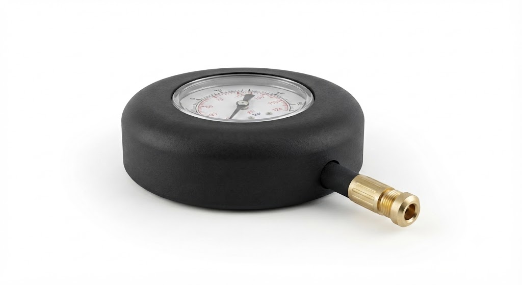 PCL SAS10H015 ALG7 Dial Gauge & Bumper (0-174 psi/0-12 bar)