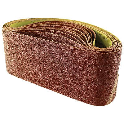 Abracs AL/OX Sanding Belt 75mm x 457mm x 40g - Pack of 3, SB7545704003