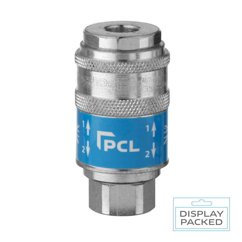 PCL SC21CF05 Safeflow Coupling Female Thread Rp 1/4 (Display Packed)