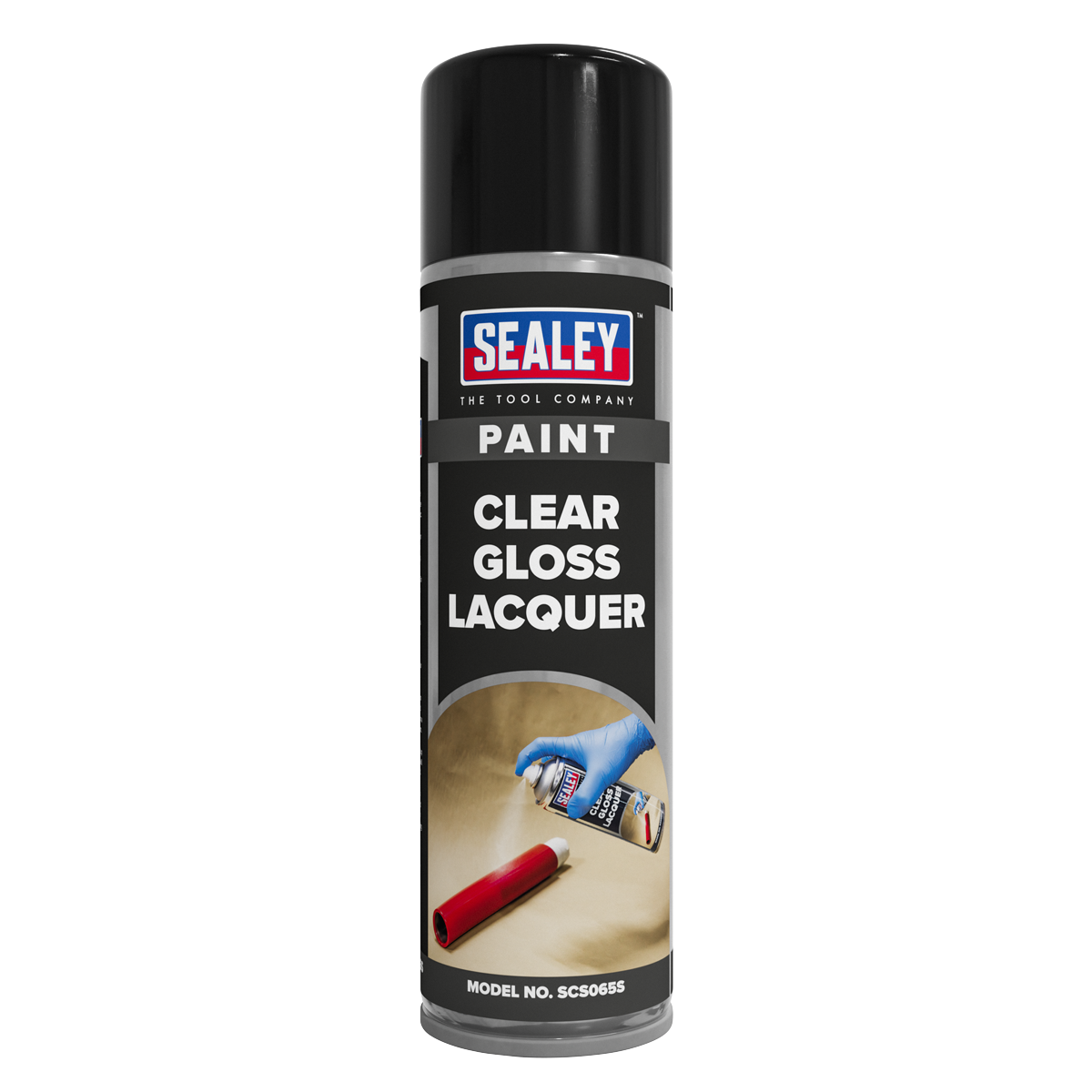 Sealey SCS065S Gloss Lacquer 500ml Clear