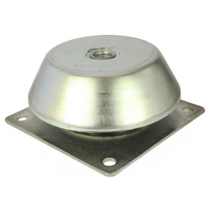 Square Flanged Captive Mount 150mm M16 - SFCM150