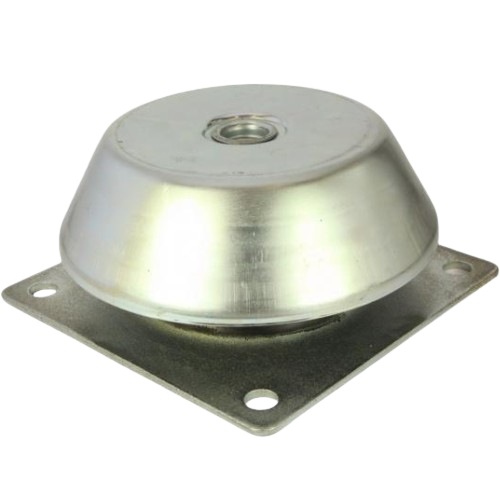 Square Flanged Captive Mount - Anti-Vibration, Thread Size M20, Max Load 1400Kg - SFCM160-60