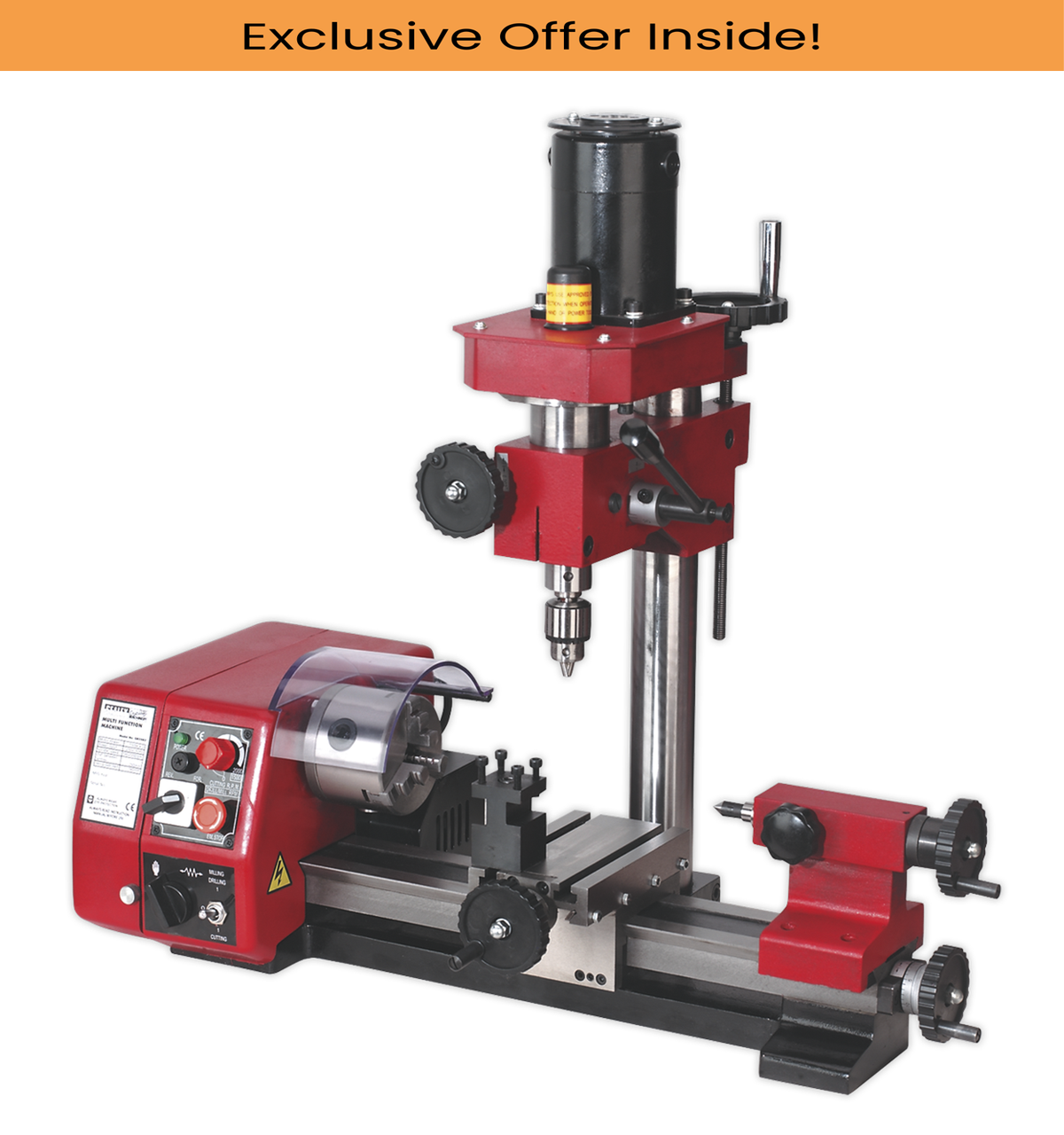 Sealey SM2503 Mini Lathe & Drilling Machine