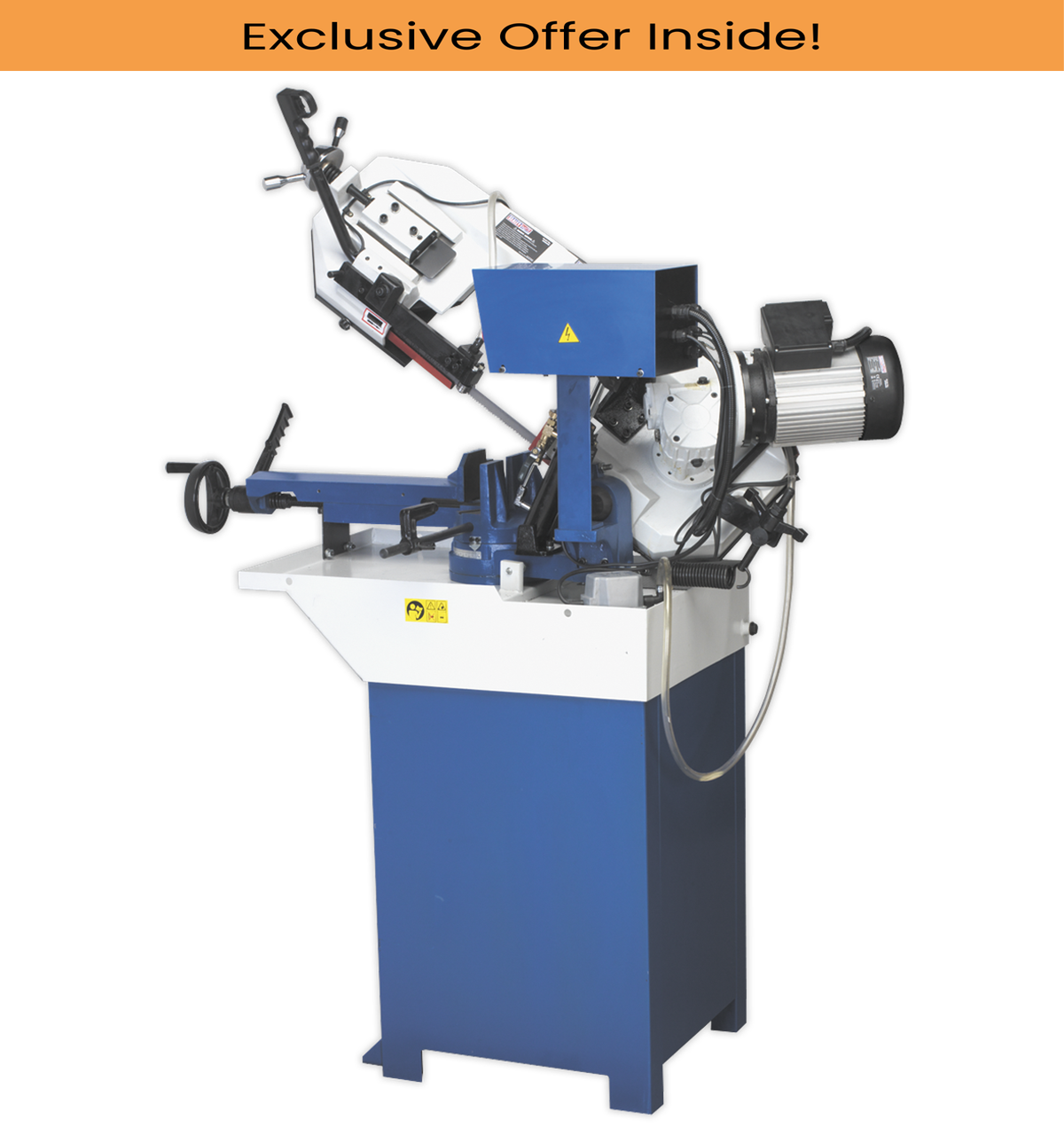 Sealey SM354CE Industrial Power Bandsaw 210mm