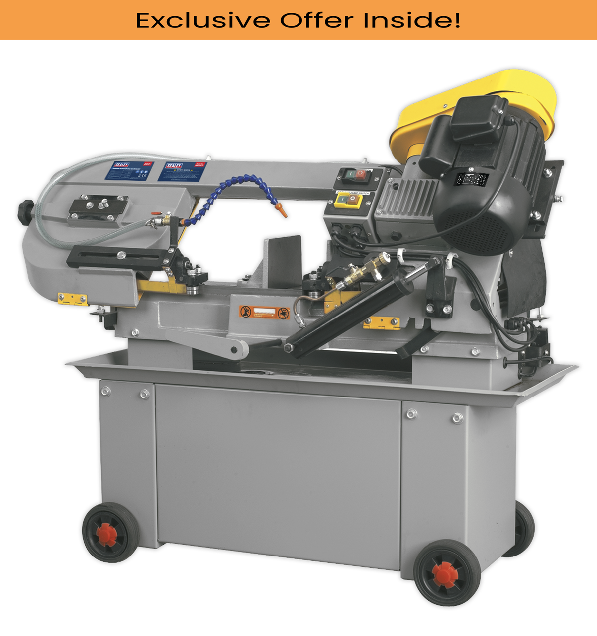 Sealey SM35CE Bandsaw 300mm Horizontal Hydraulic Arm