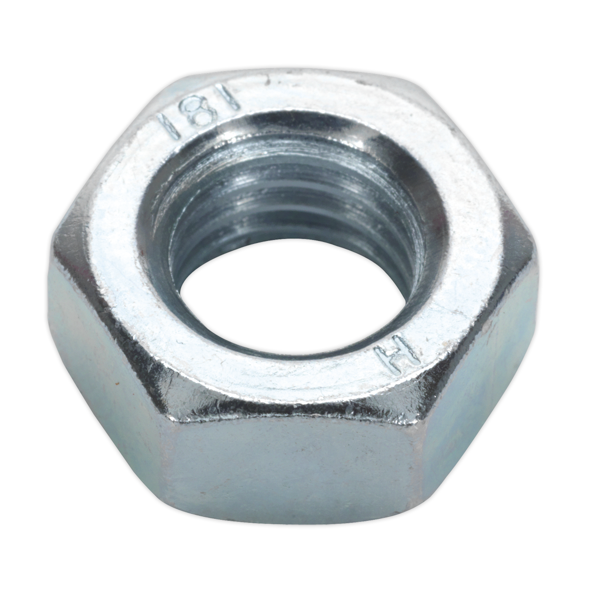 Sealey SN14 Steel Nut DIN 934 - M14 Zinc Pack of 25