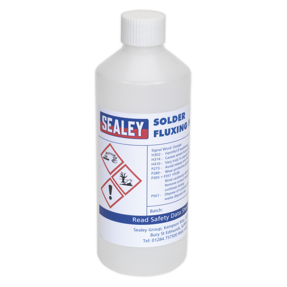 Welding Solder Fluxing Fluid 500ml Bottle, SOLFLUX, Sealey