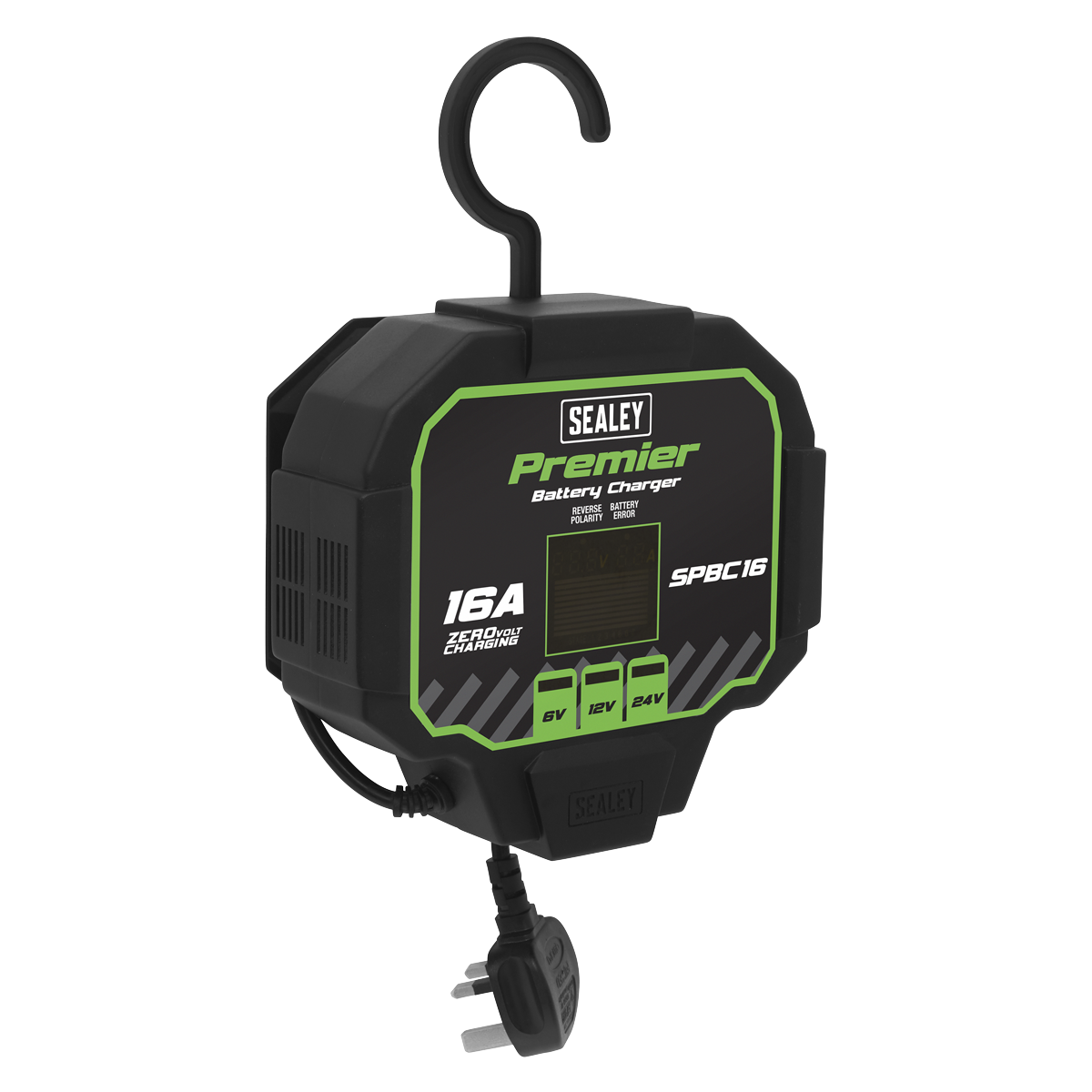 Sealey SPBC16 Battery Charger & Maintainer 16A Automatic