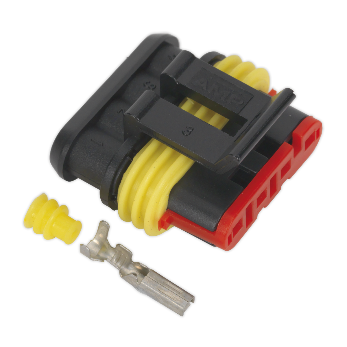 Sealey SSC4F Superseal Female Connector 4-Way Pack of 3