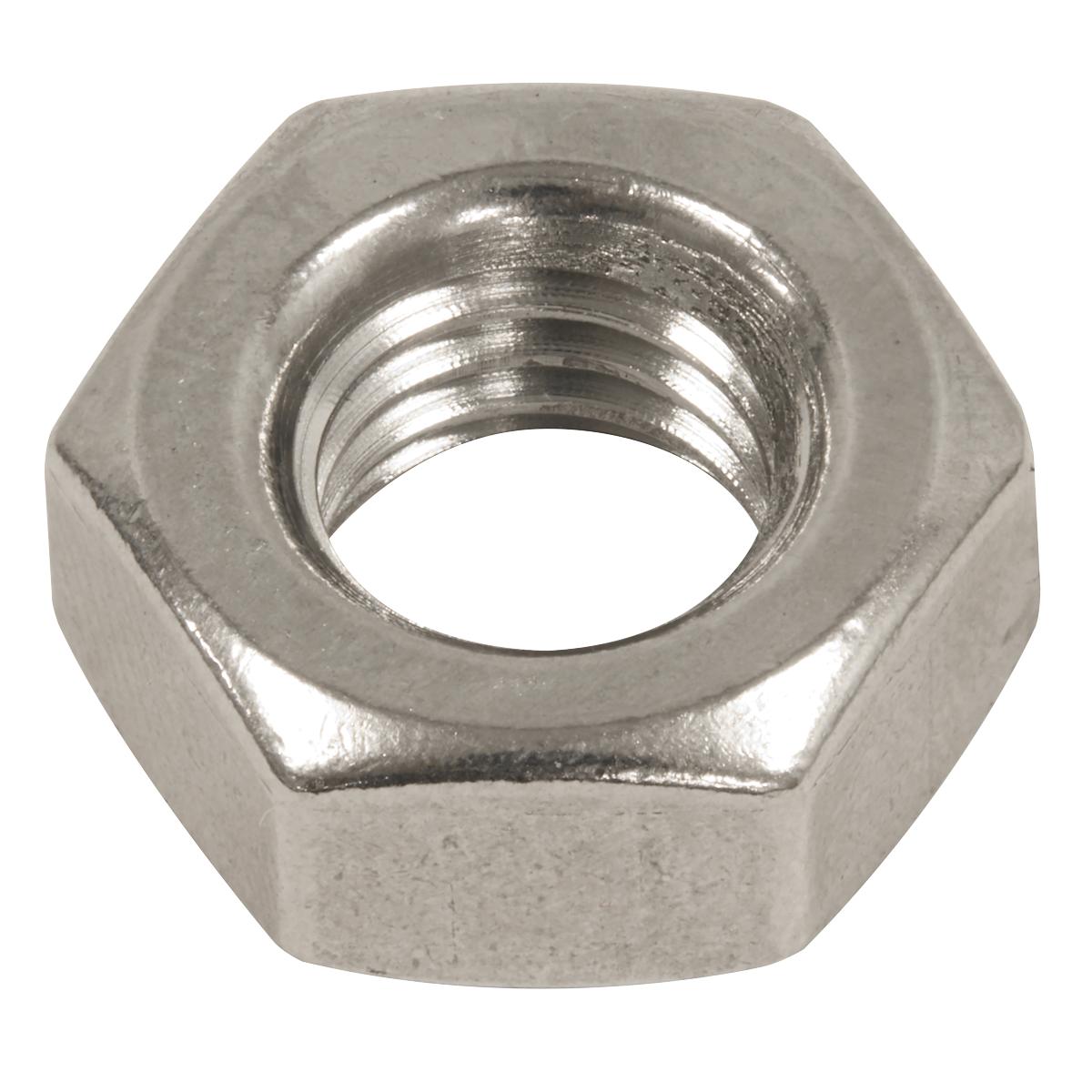 Sealey SSN10 Stainless Steel Nut M10 A2 DIN 934 Pack of 50
