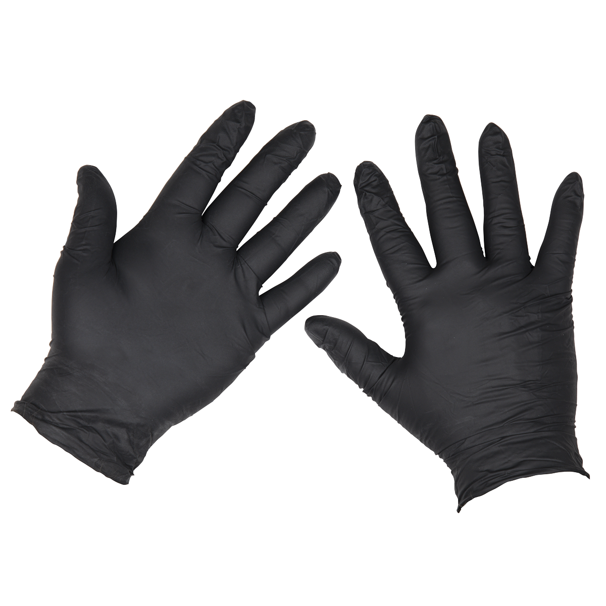 Sealey SSP60L Extra-Thick Powder-Free Disposable Nitrile Gloves Large - Pack of 100