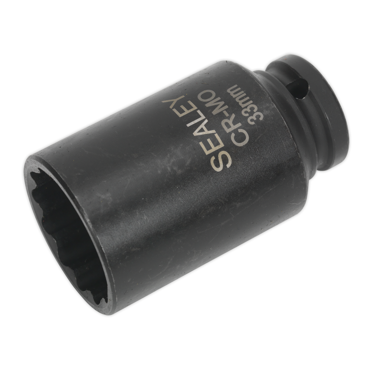 Sealey Impact Socket 33mm Bi-Hex Deep 1/2