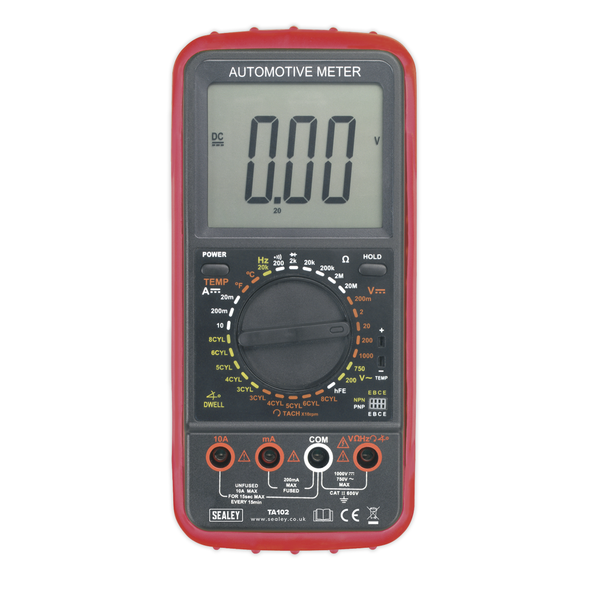 Sealey TA102 Digital Automotive Analyser 11-Function