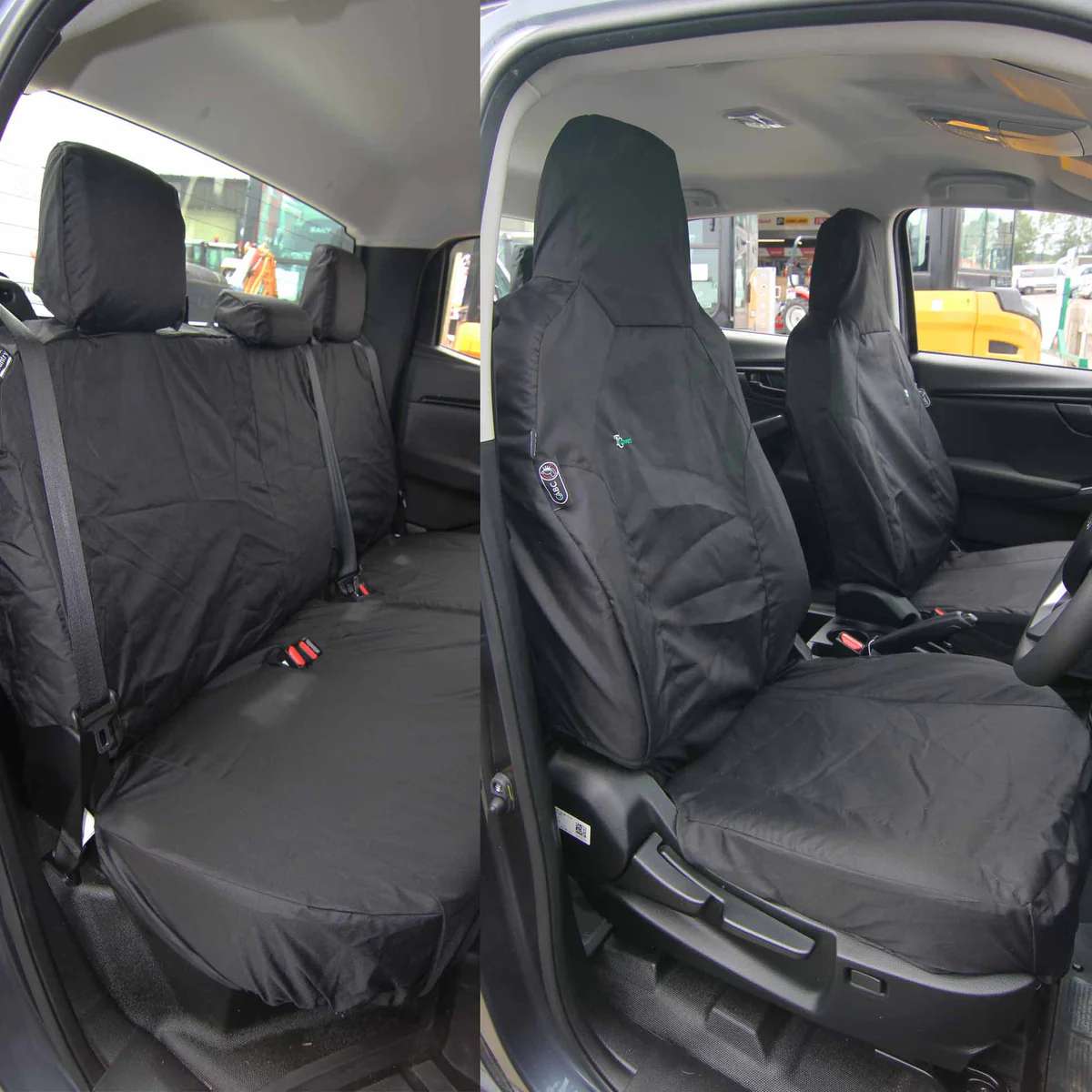 Isuzu D-Max (2021+) Front & Rear Cover Set, Black - TA6878+TA6885 - Town & Country