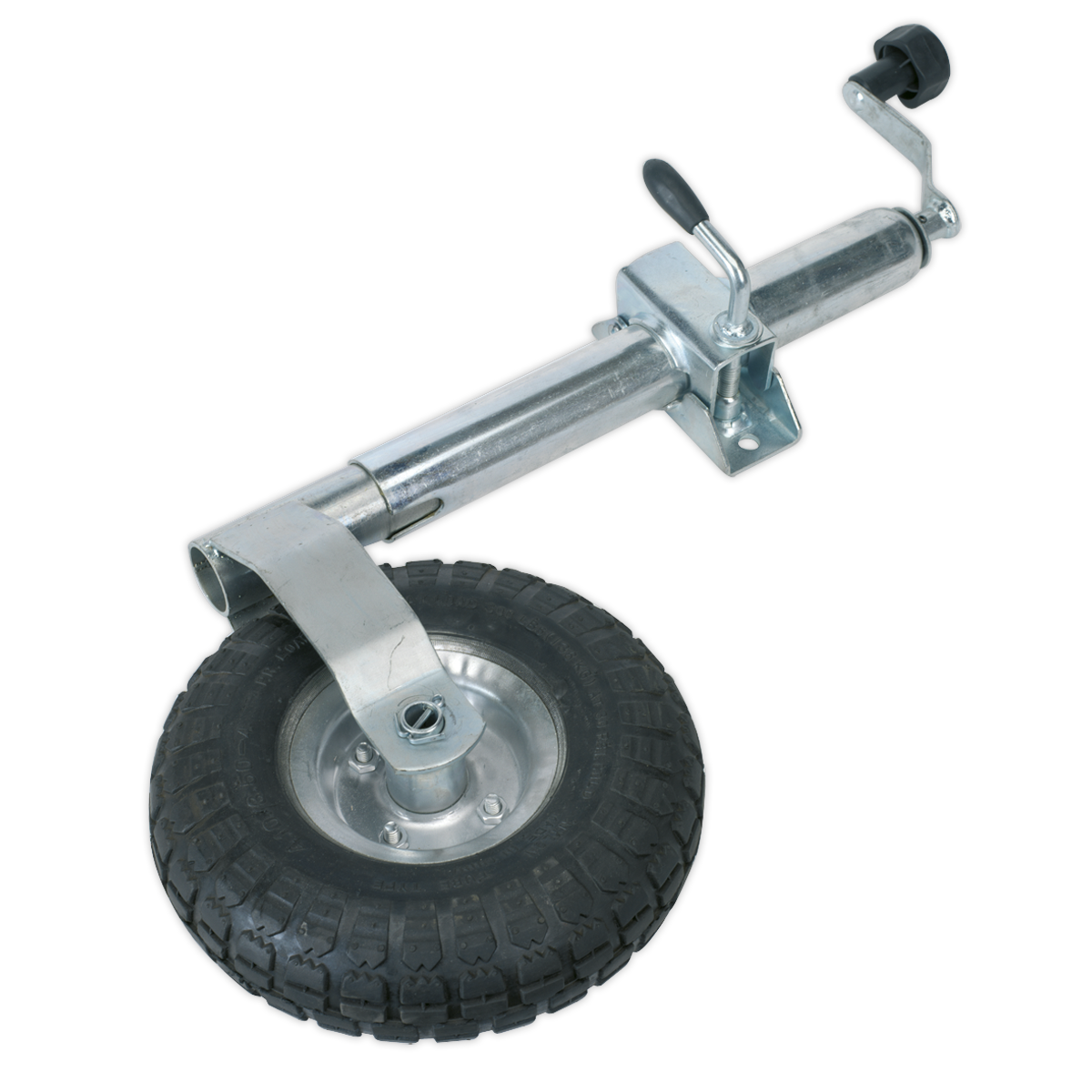 Sealey TB372 Jockey Wheel & Clamp Ø48mm - Ø260mm Pneumatic Wheel