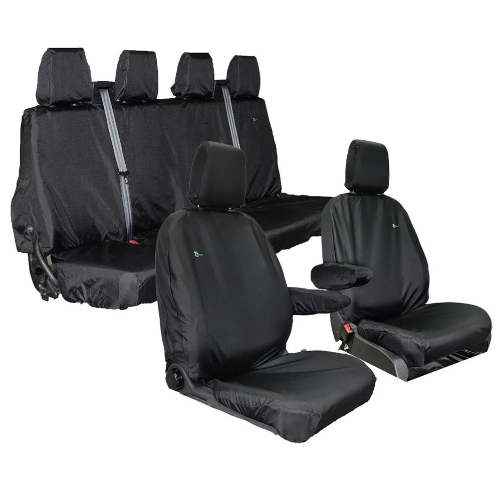 Ford Transit 2014+ Front & Rear Cover Set, Black - TCSBLK+TA5055+TTC14BLK - Town & Country