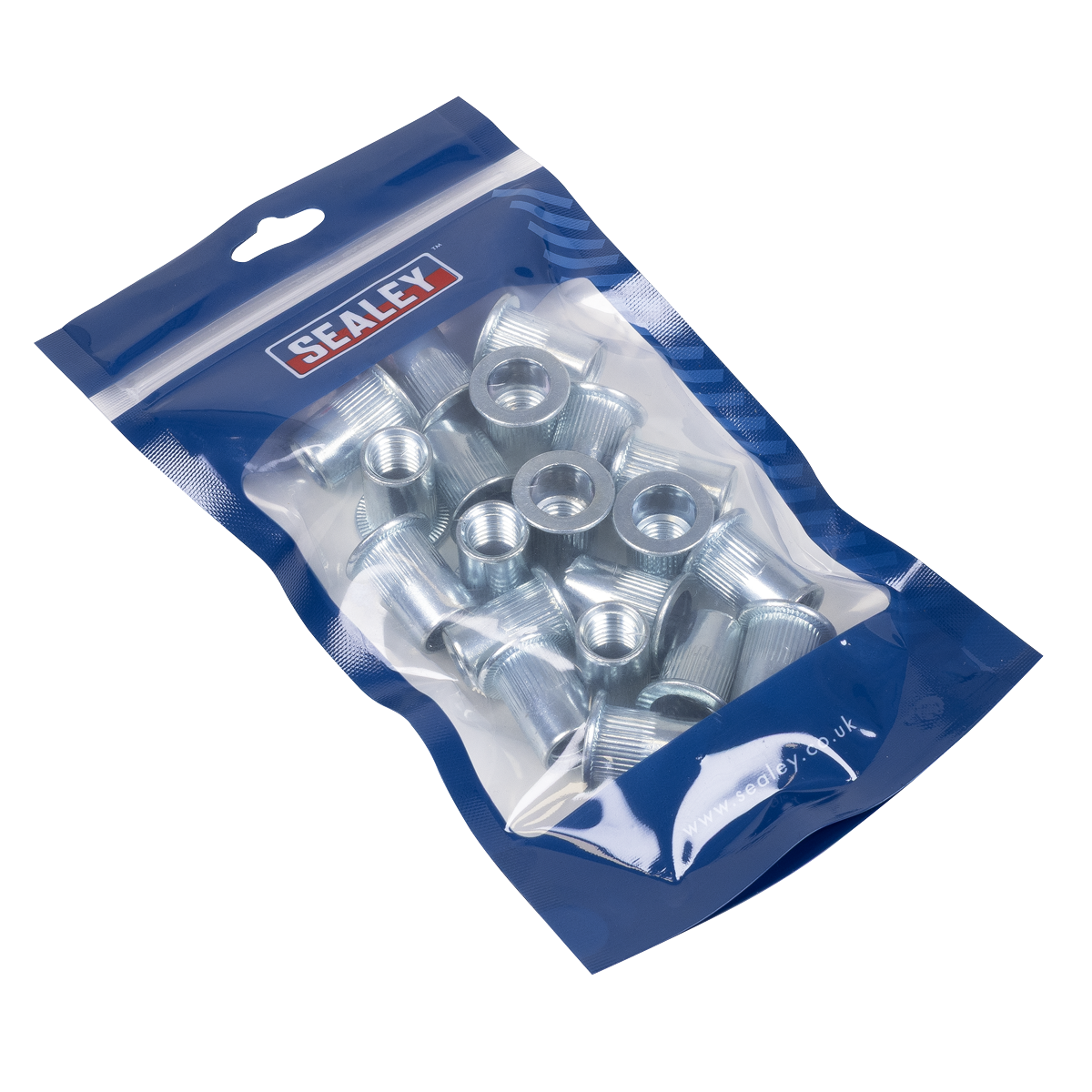 Sealey TISM12 Splined Threaded Insert Rivet Nut M12 x 1.75mm - Pack of 25