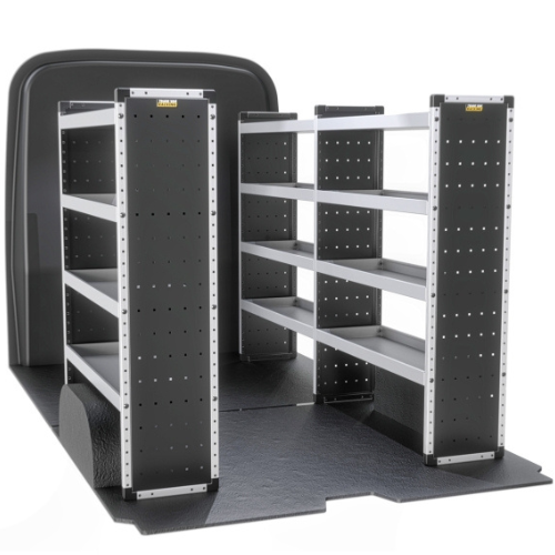 Trade Van Racking - Fiat Ducato 2006 Onwards, Wheelbase Length L2, Roof Height H2, Bronze Package, Full Kit, Van-Guard - TVR-B-006-Fiat-Ducato-L2-H2