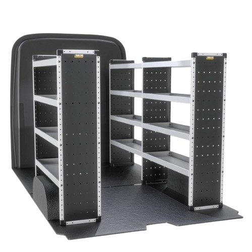 Trade Van Racking - Peugeot Boxer 2006 Onwards, Wheelbase Length L2, Roof Height H2, Bronze Package, Full Kit, Van-Guard - TVR-B-006-Peugeot-Boxer-L2-H2