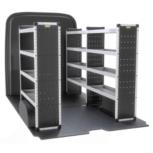 Trade Van Racking - Volkswagen Crafter 2017 Onwards, Wheelbase Length L3, Roof Height H3, Bronze Package, Full Kit, Van-Guard - TVR-B-006-Volkswagen-Crafter-L3-H3