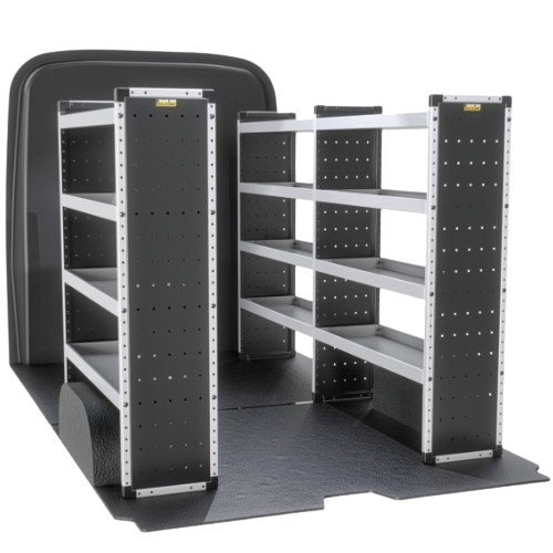 Trade Van Racking - Ford Transit 2014 Onwards, Wheelbase Length L2, Roof Height H2, Bronze Package, Full Kit, Van-Guard - TVR-B-006-Ford-Transit-L2-H2
