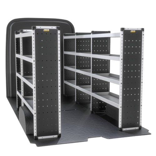 Trade Van Racking - Volkswagen Crafter 2017 Onwards, Wheelbase Length L4, Roof Height H3, Bronze Package, Full Kit, Van-Guard - TVR-B-012-Volkswagen-Crafter-L4-H3