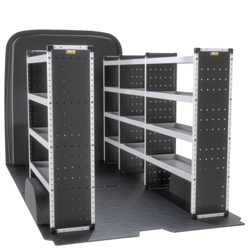 Trade Van Racking - Ford Transit 2014 Onwards, Wheelbase Length L3, Roof Height H3, Bronze Package, Full Kit, Van-Guard - TVR-B-013-Ford-Transit-L3-H3