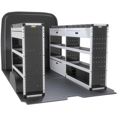 Trade Van Racking - Volkswagen Crafter 2017 Onwards, Wheelbase Length L3, Roof Height H2, Gold Package, Full Kit, Van-Guard - TVR-G-005-Volkswagen-Crafter-L3-H2