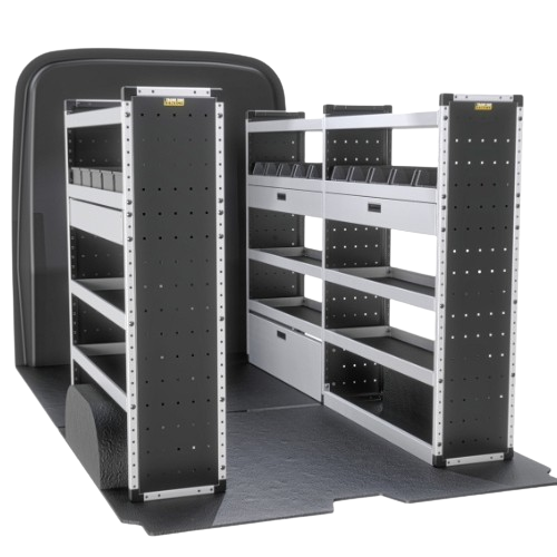 Trade Van Racking - Fiat Ducato 2006 Onwards, Wheelbase Length L2,Roof Height H2, Gold Package, Full Kit, Van-Guard - TVR-G-006