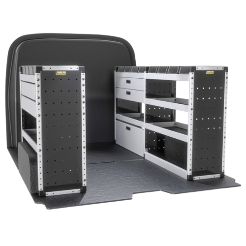 Trade Van Racking - Renault Trafic 2014 Onwards, Wheelbase Length L1,Roof Height H1, Gold Package, Full Kit, Van-Guard - TVR-G-008